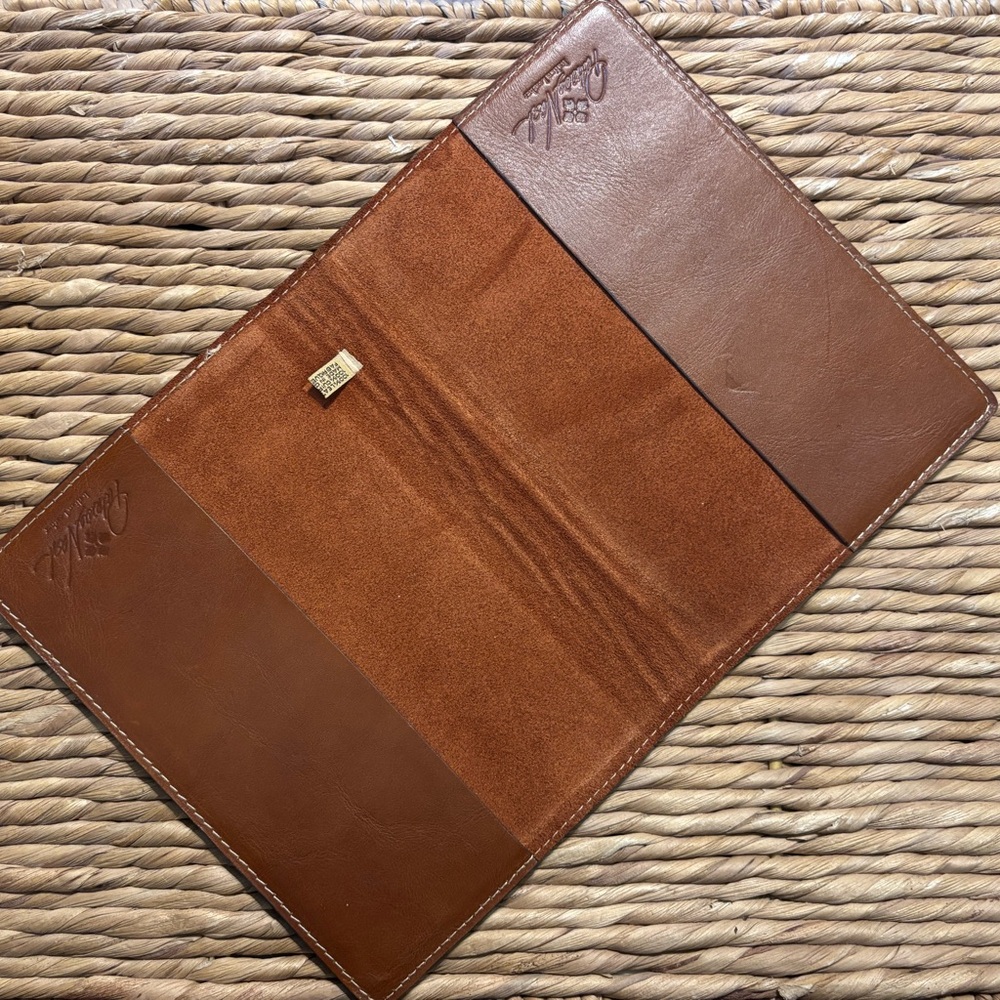 Patricia Nash Brown Leather Journal Planner Cover - Picture 3 of 3
